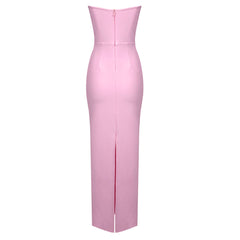 Blush Strapless Sweetheart Gown